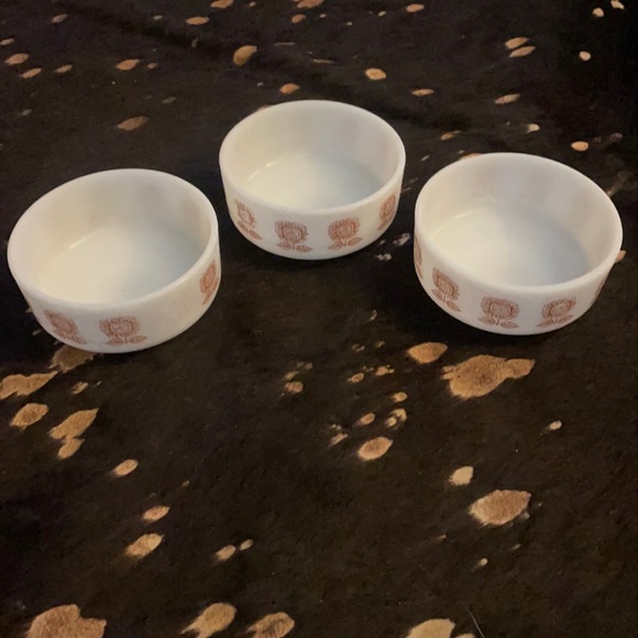 Fire King Kitchen Vintage Federal Glass Fire King Small Ceramic